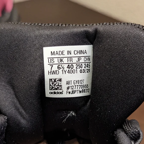 Adidas X9000L4 Black/Purple GY0127 Women's Size 7 Jetboost Running Shoes - Picture 8 of 8